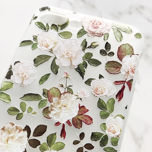 LAST 1! iPhone 7/8 Floral Embossed Soft Phone Case - Picture 3 of 3